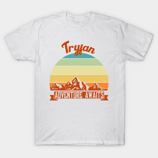 Tryfan adventure awaits. Perfect present for mother dad friend him or her T-Shirt by SerenityByAlex